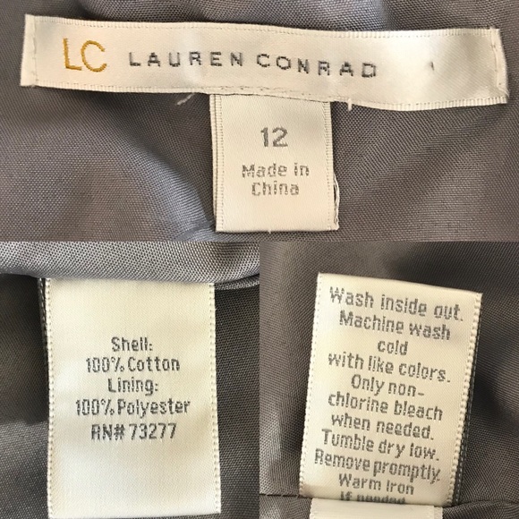 LC Lauren Conrad Fit & Flare Floral Dress Size 12 - Picture 7 of 7